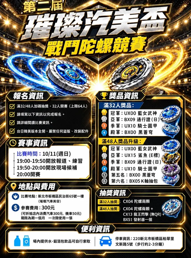 璀璨汽美盃 海報