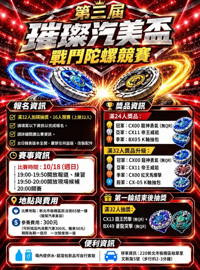 第三屆璀璨汽美盃 海報