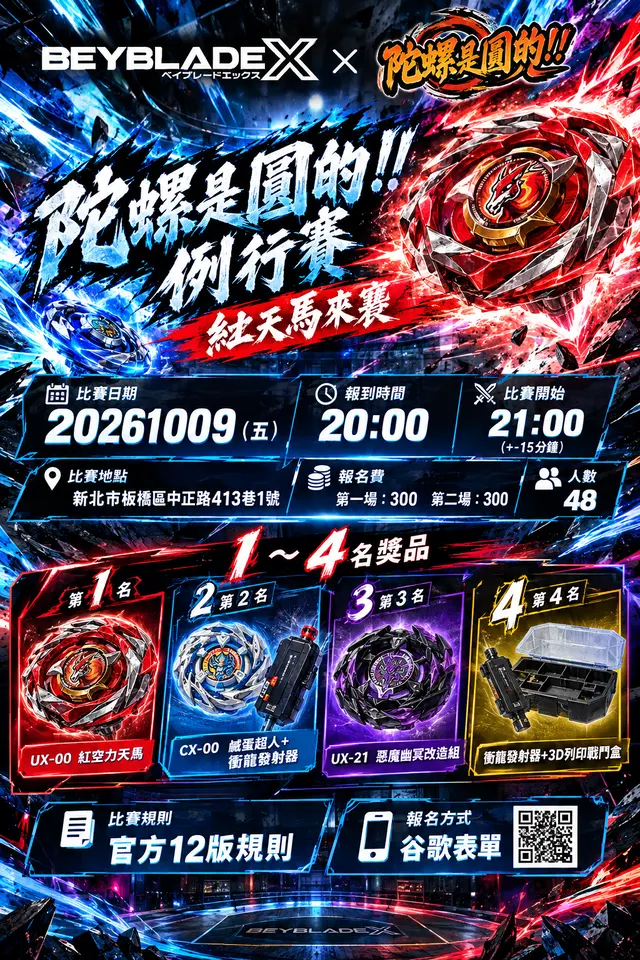 陀螺是圓的!!例行賽 海報